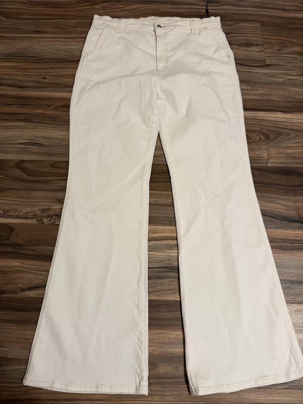 Joe's Jeans The Molly 34 White High Rise Flare Flawless NWOT